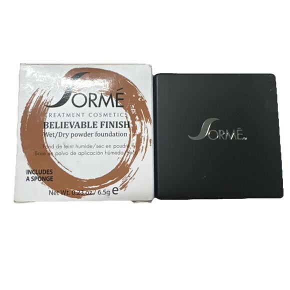 NIB Believable Finish Powder Foundation - Honey Dusk by Sorme Cosmetics 0.23 oz - Picture 1 of 3